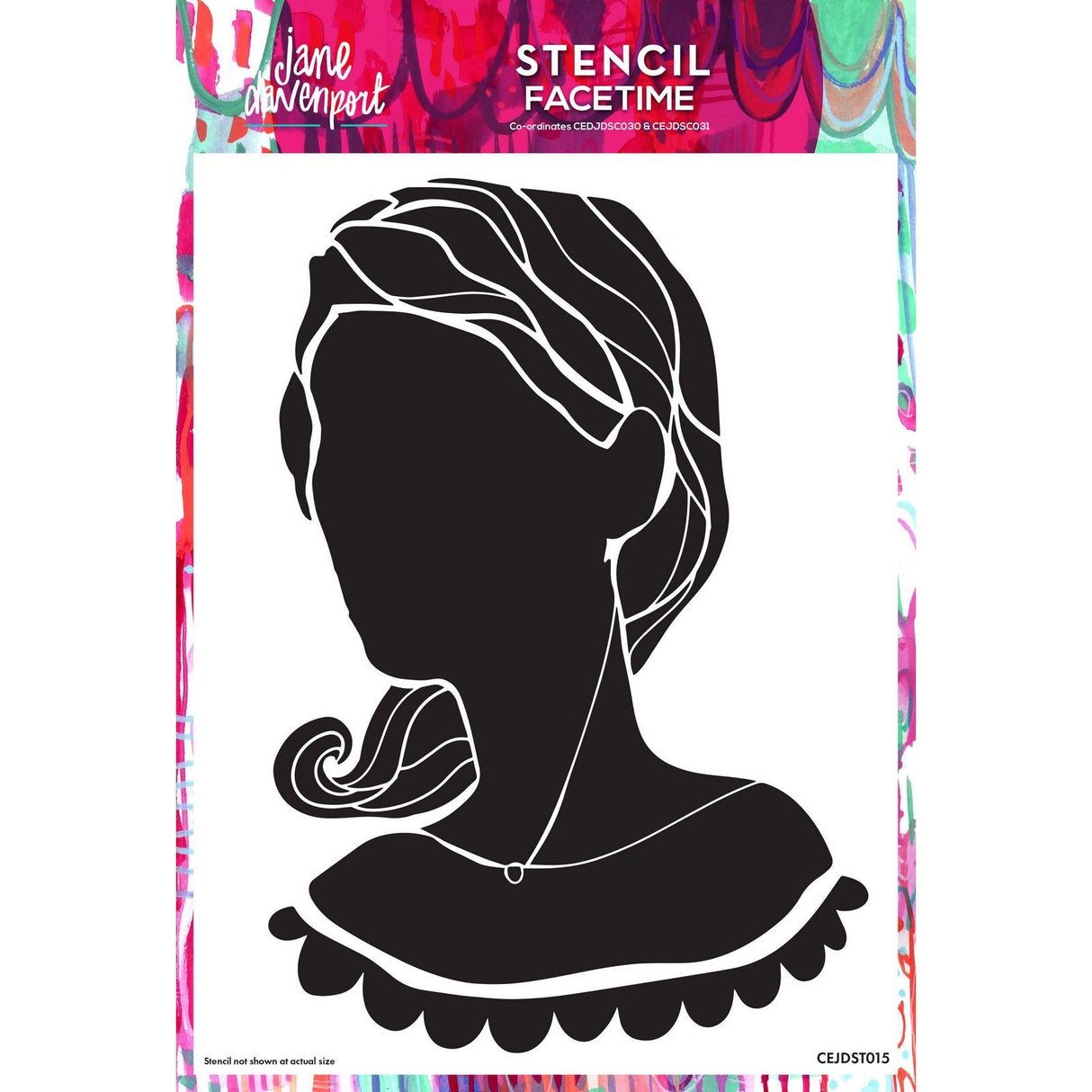 Creative Expressions • Jane Davenport Stencil FaceTime