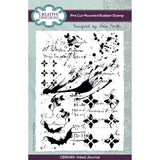 Creative expressions • pre cut rubber stamp inked journal