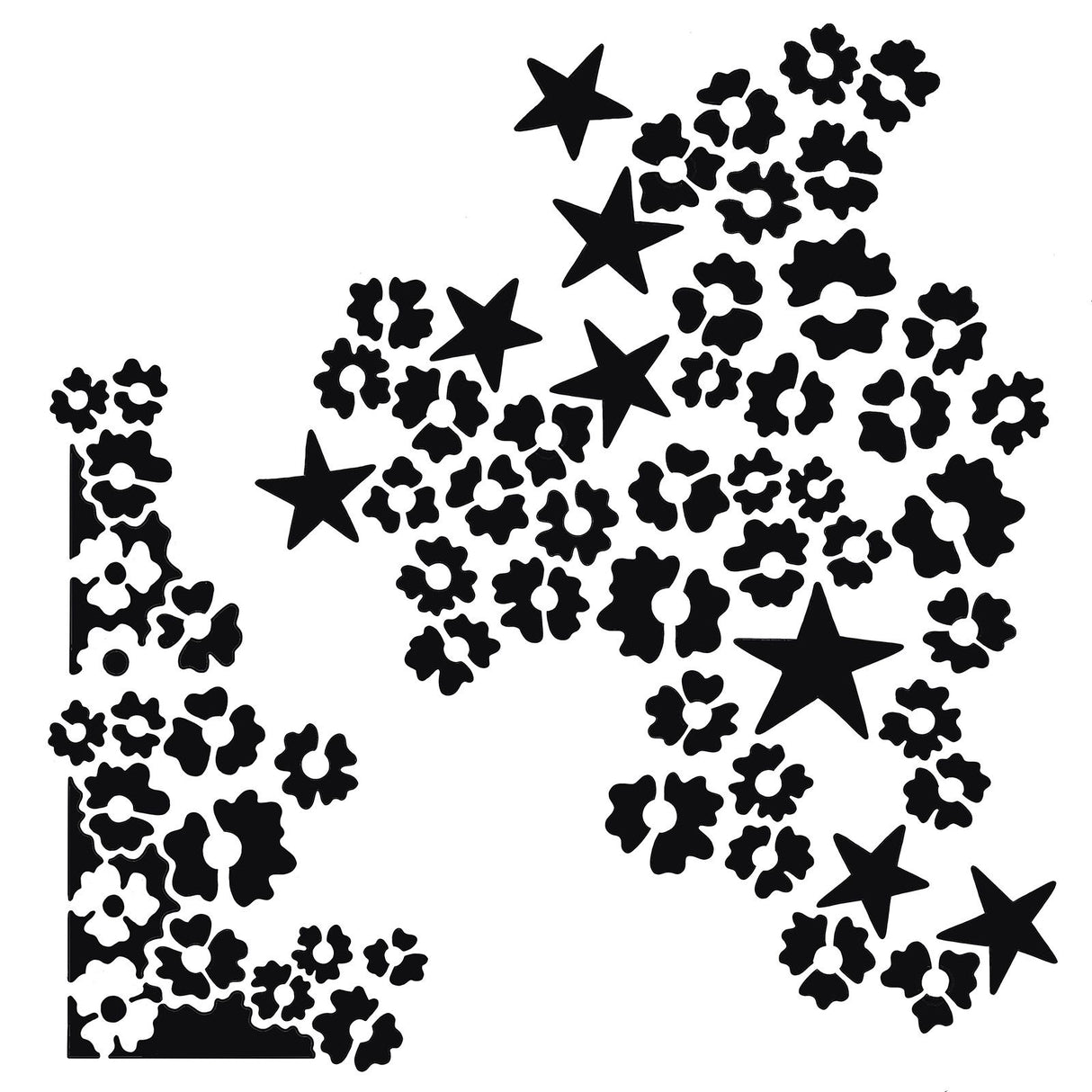 Creative Expressions • Template Star Flower