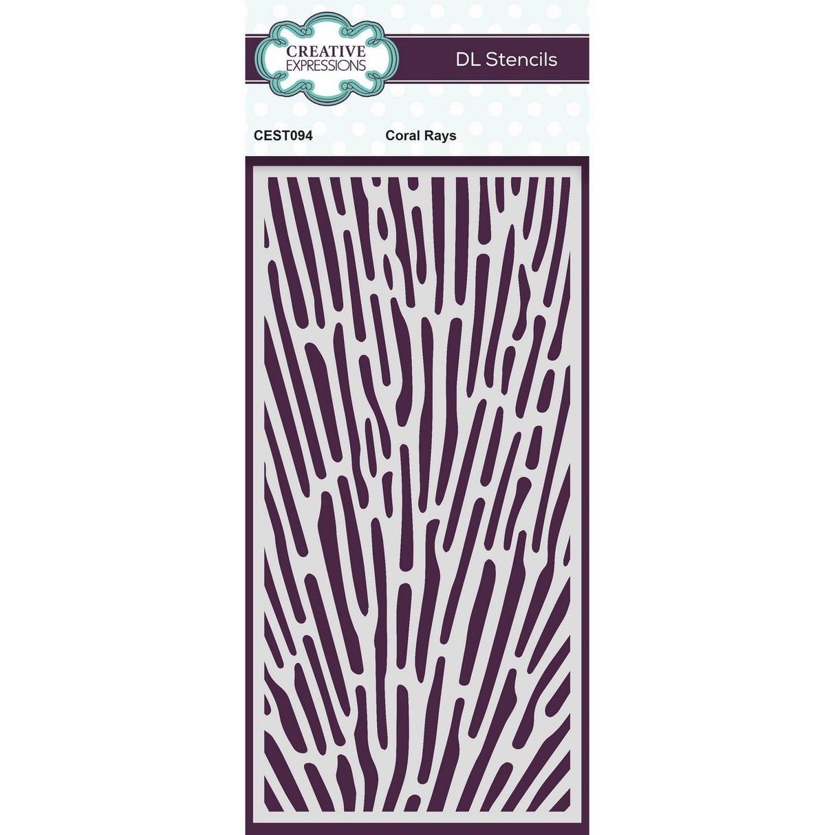 Creative Expressions • DL Stencil Coral Rays
