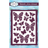 Creative expressions • stencil whimsical butterflies