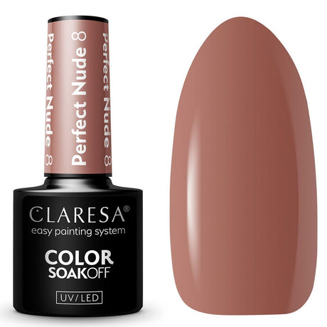 Claresa UV LED gel Polish 5ml Perfect Nude 8