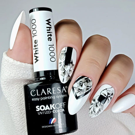 Claresa UV LED gel Polish 5ml White 1000