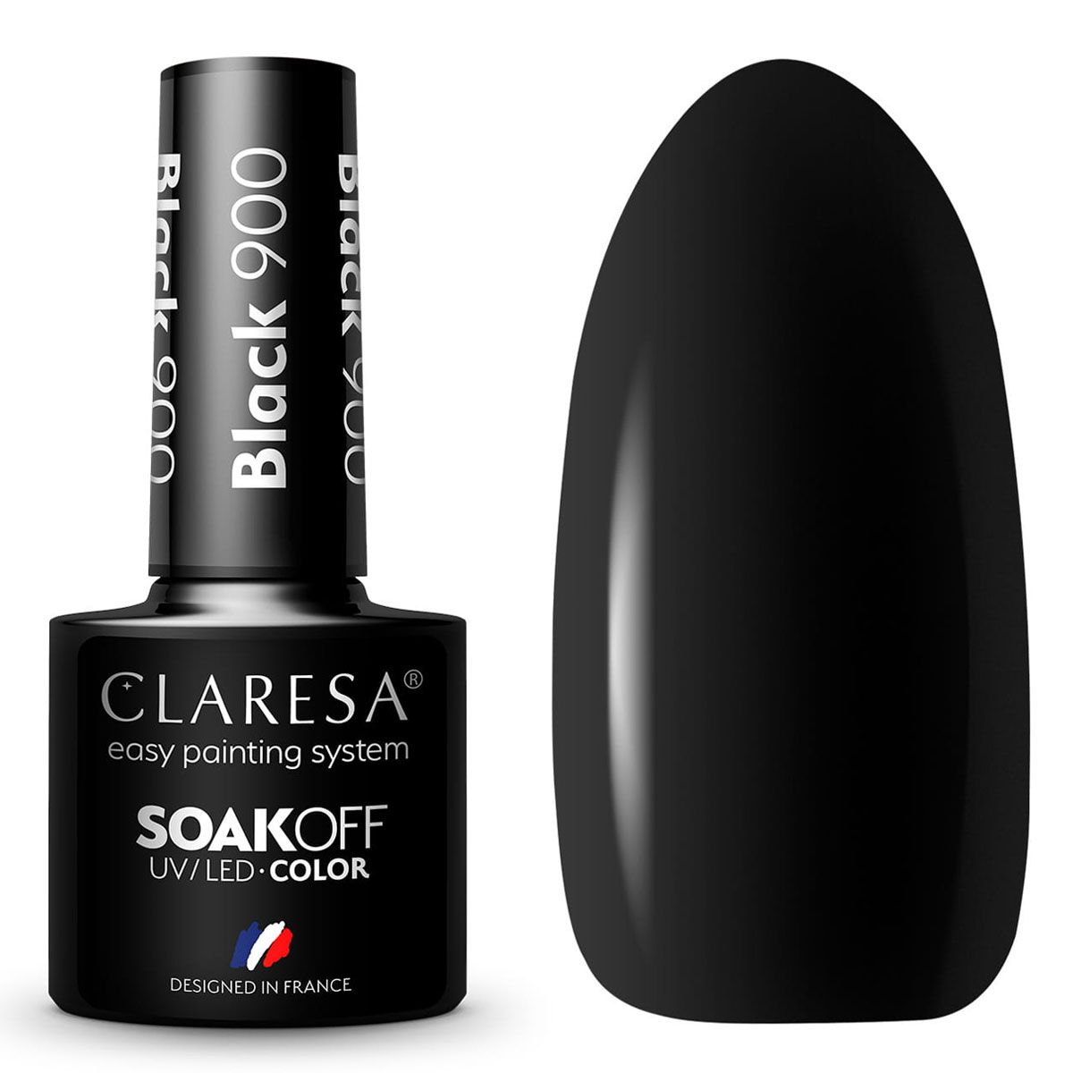 Claresa UV LED Gel Polish 5ml Black 900