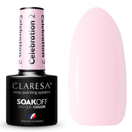Claresa lakier hybrydowy uv led 5ml uroczystość 2