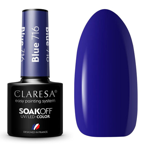 Claresa UV LED gel Polish 5ml Blue 716 Full Berries