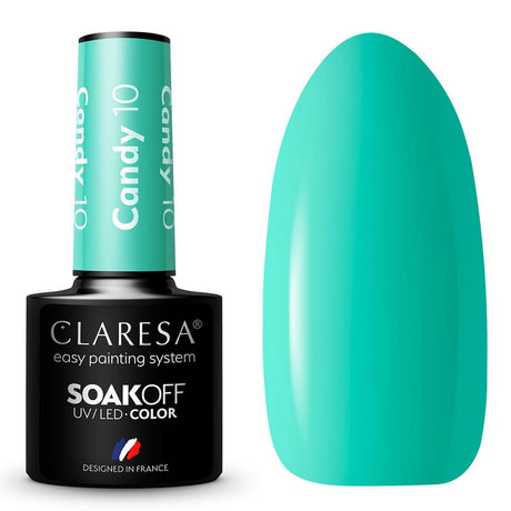 Claresa UV LED Glóthach Polainnis 5ml Candy 10