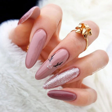 Claresa UV LED Gel Polish 5ml Full Glitter 4 Cool Pink