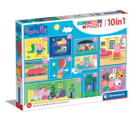 Clemenstoni Puzzles Poppa Schwäin, 10in1