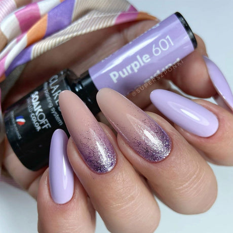 Claresa UV LED Gel Polonês 5ml Full Glitter 6 Roxo