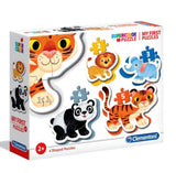 Clementoni puzzle 2-3-4-5 my first puzzle wild animals