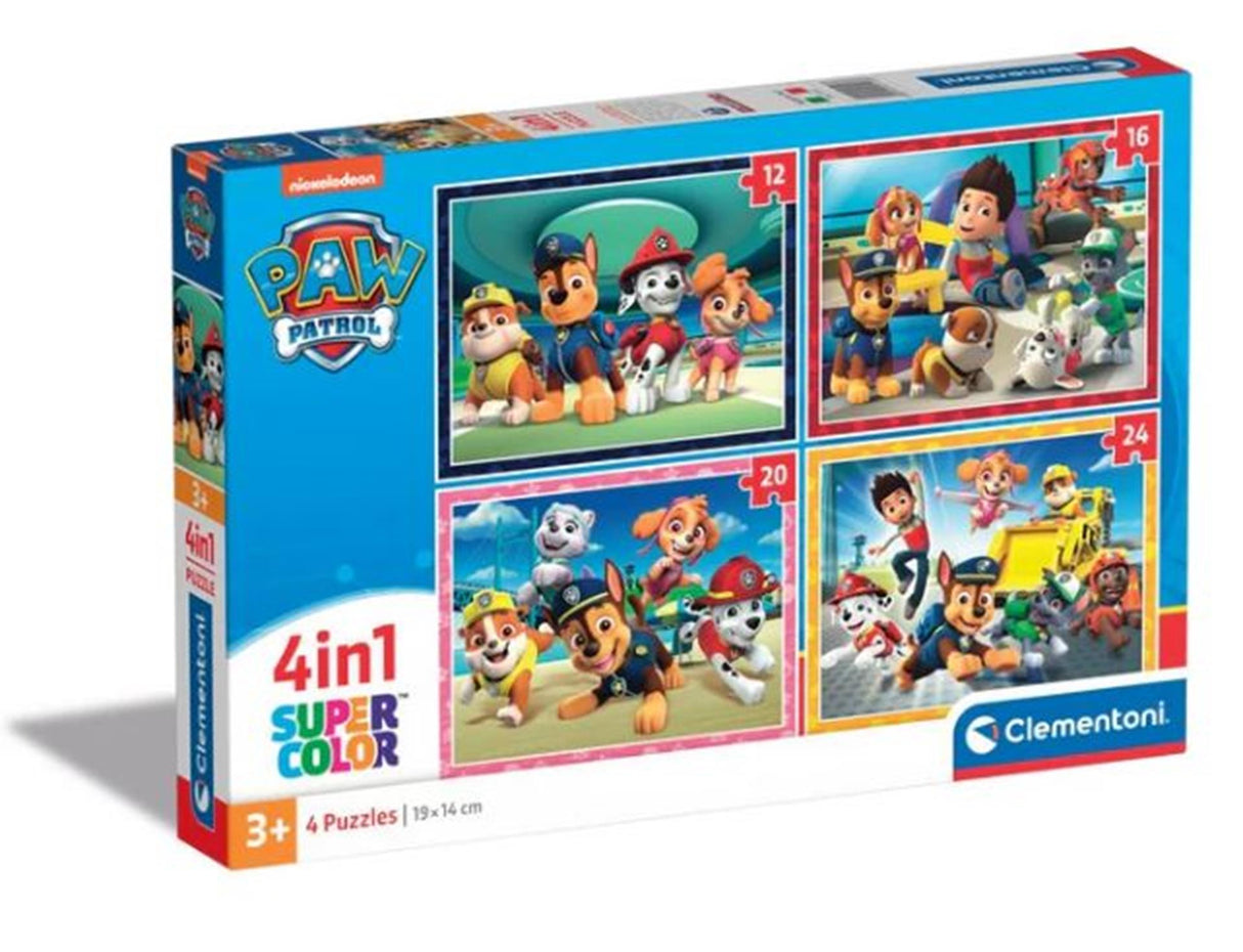 Clementoni puzzle Tlapková patrola, 4v1