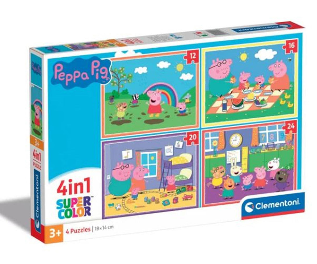 Clementoni peppa pig puzzle 4-in-1