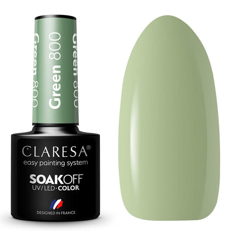 Claresa UV LED gel Polish 5ml Green 800 Savanna Vibes