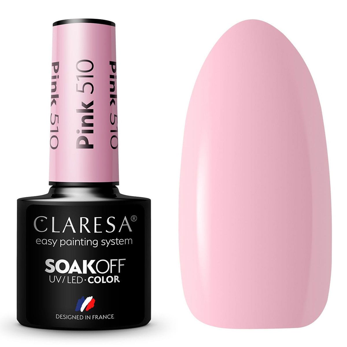 Claresa uv led gel polish 5ml pink 510 funfair
