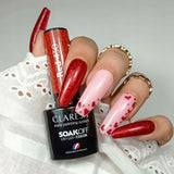 Claresa UV LED Gel Polish 5ml Red 430 Rainbow Explosion