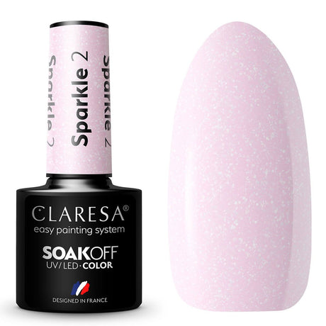 Claresa Lakier żelowy UV LED 5ml Sparkle 2