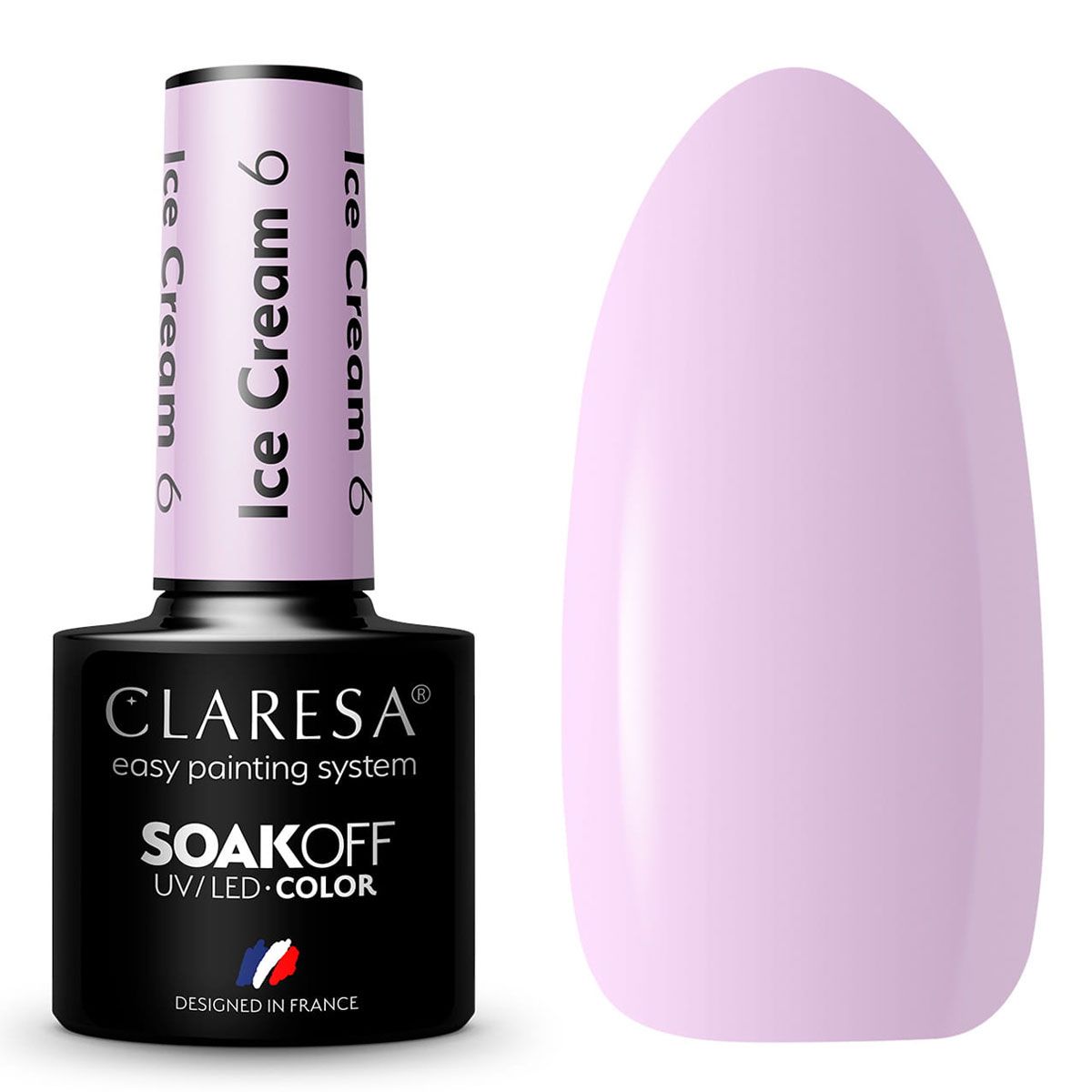 Claresa UV LED Gel Polnesch 5ml Eis 6