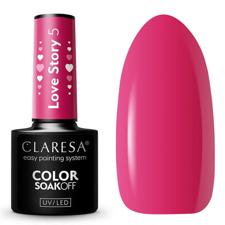 Claresa uv led gel lak 5 ml love story 5