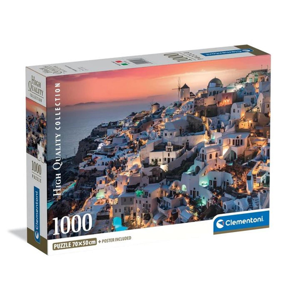Clementoni puzzle 1000pcs santorini