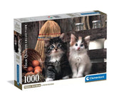 Puzzle Clementoni - roztomilé mačiatka, 1000 ks.