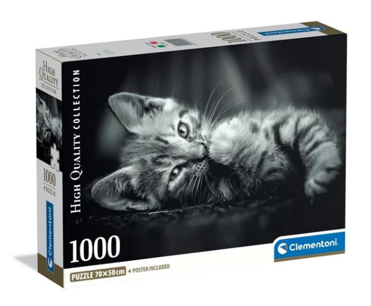 Clementoni puzzle 1000 pieces kitten compact | 2 pcs
