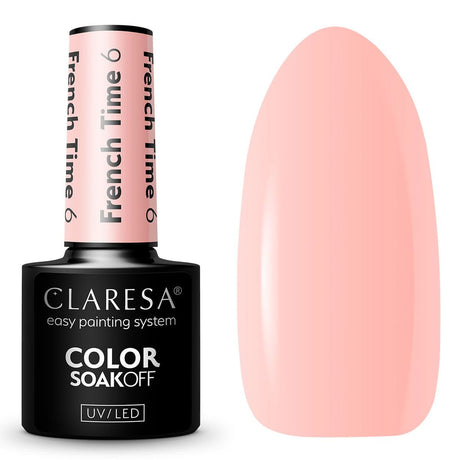 Claresa UV LED gelinis lakas 5 ml French Time 6