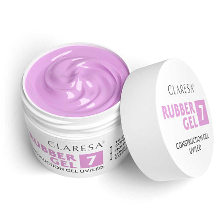 Claresa gumový gel 7 měkký šeřík 90gr.