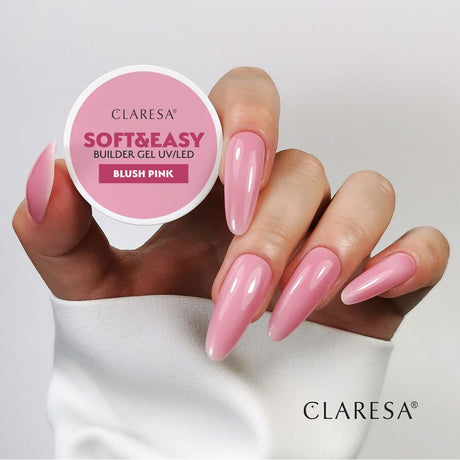 Claresa keratin soft easy builder gel blush rosa 90gr.