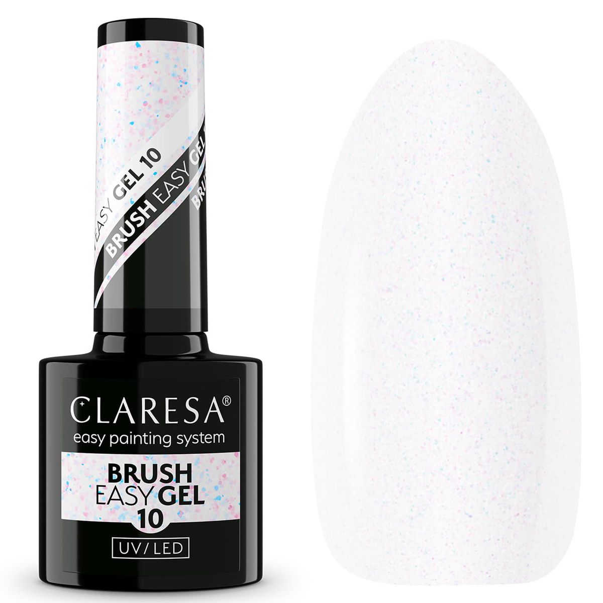 Claresa scuab glóthach éasca 10 5ml