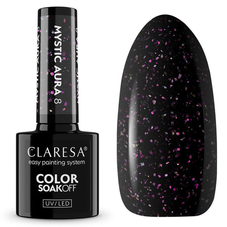 Claresa lakier hybrydowy uv led 5ml mystic aura 8