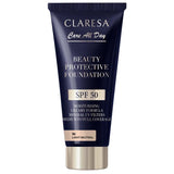 Claresa Schéinheetsschutz Foundation spf 50 1n Liicht neutral 30ml