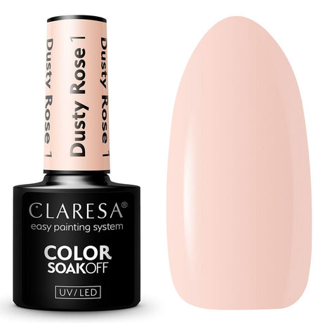Claresa Lakier Żelowy UV LED 5ml Dusty Rose 1