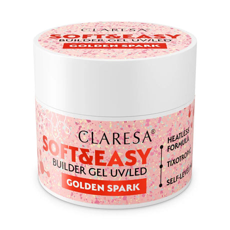 Claresa Keratin Soft Easy Builder Gel Golden Spark 45gr.