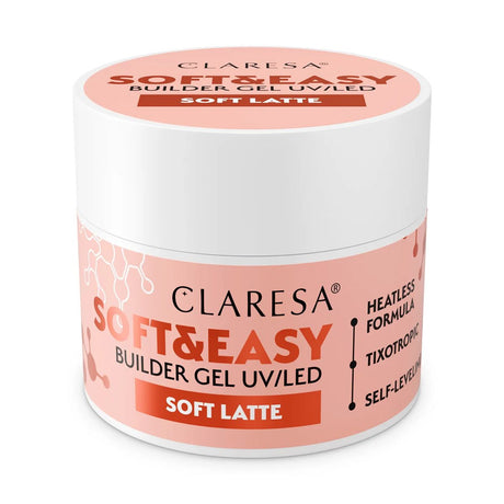 Claresa keratin soft easy builder gel soft latte 45gr.