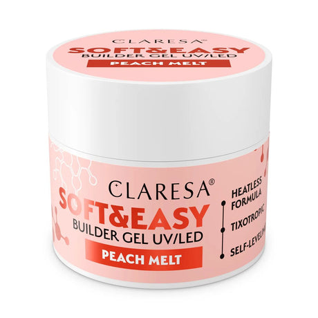 Claresa keratin soft easy builder gel peach melt 45gr.