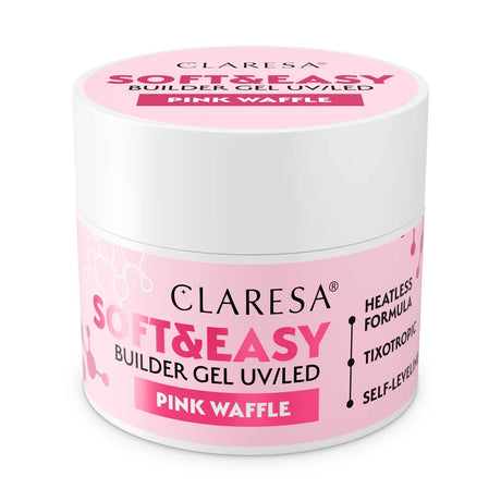 Claresa keratin soft easy builder gel pink waffle 45g.