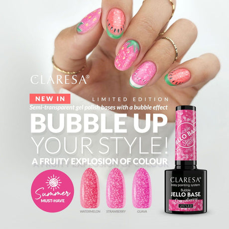 Claresa bubble jello base coat meloun 5ml