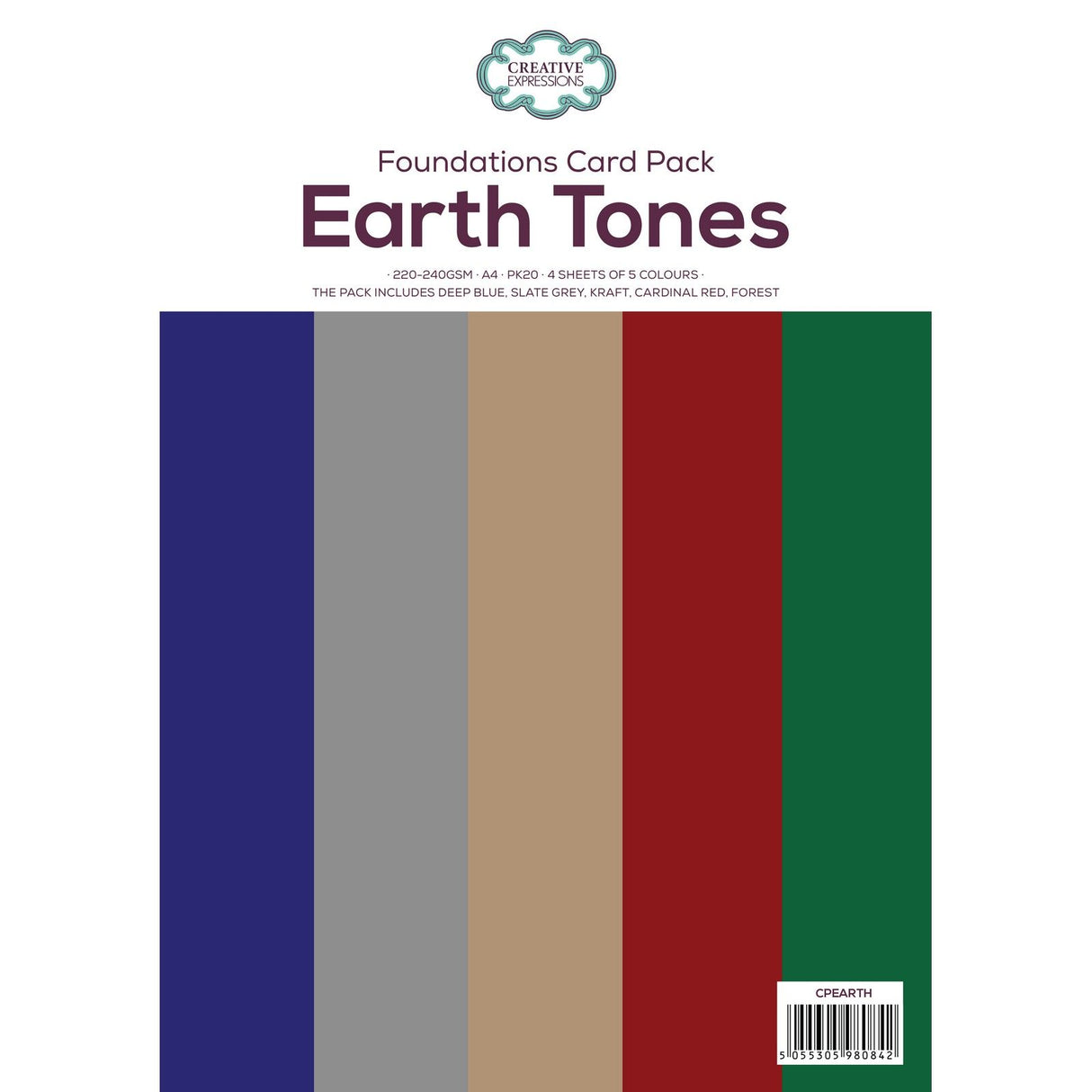 Creative expressions • foundations card pack earth tones