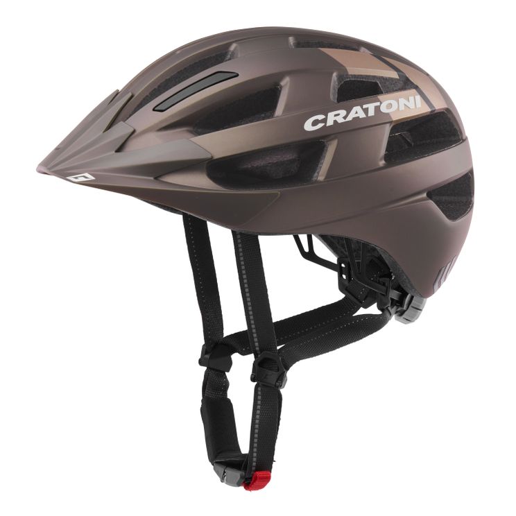 Casque velo-x marron métallique Matt m-l