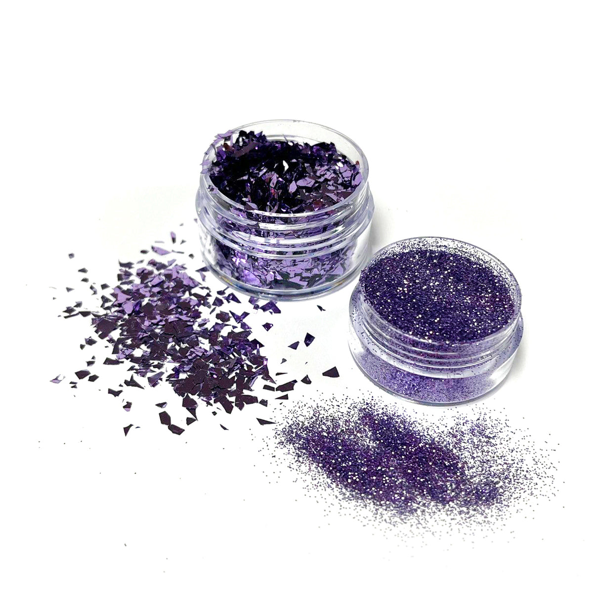 Cosmic shimmer • spangles purple magnolia duo set