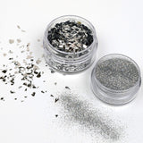 Cosmic shimmer • pure silver spangle set