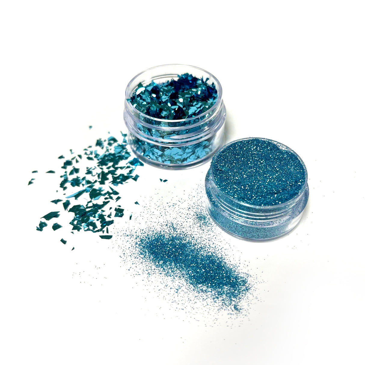 Cosmic shimmer • spangles pale turquoise duo set