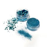 Cosmic shimmer • spangles pale turquoise duo set