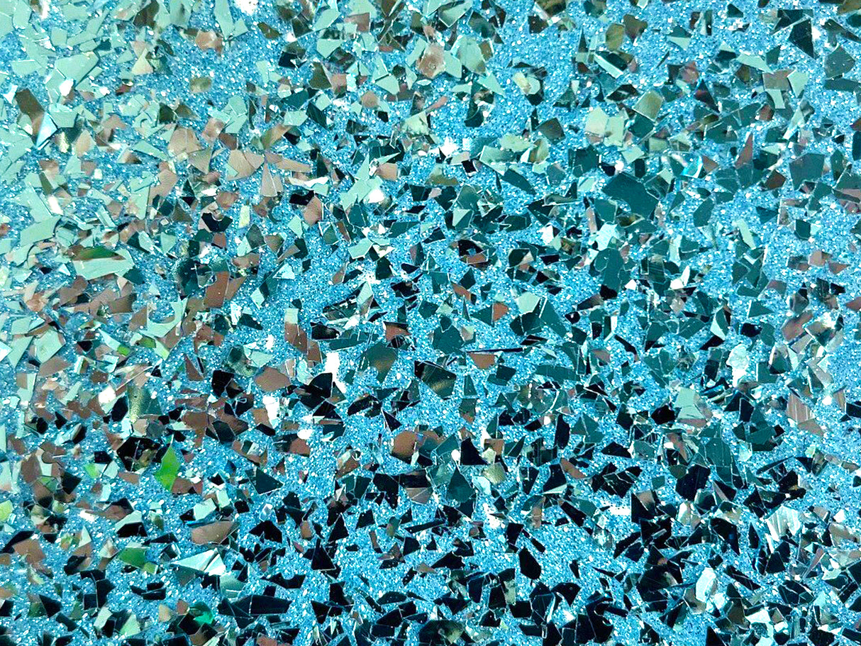 Cosmic shimmer • spangles pale turquoise duo set