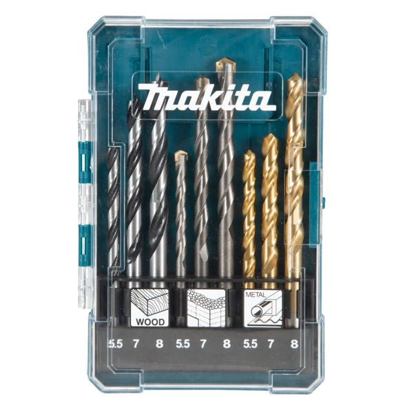 Makita accessories d-71978 | drill set | 9-piece - d-71978
