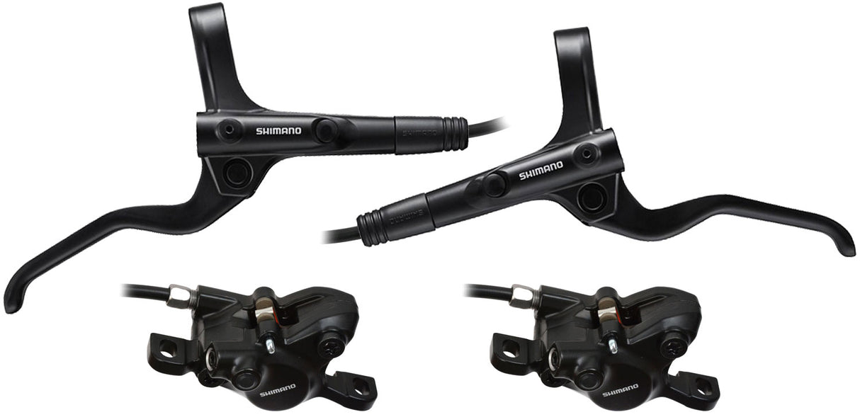 Shimano MT201 Hydraulic Discet Browd + trasero 1000 1700 mm Negro