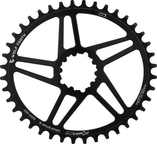 Wolf Tooth Components Elliptical Direct Mount Flattop Chainring for SRAM Cyclocross Road