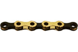 KMC Bicycle Chain X12 Ti-N Gold Black 126 Schakels