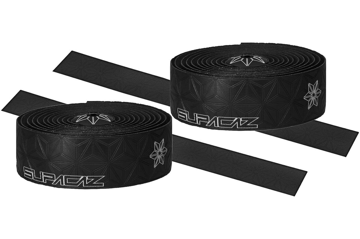 Supacaz Super Sticky Kush Galaxy Steering tape Black White Including aluminum steering plug